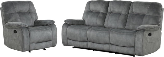 Cooper - Shadow Grey Manual Reclining Sofa and Recliner-0