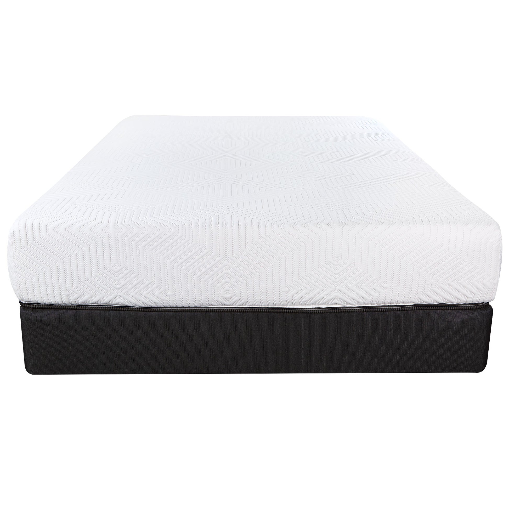10.5" Hybrid Lux Memory Foam And Wrapped Coil Mattress Twin-2