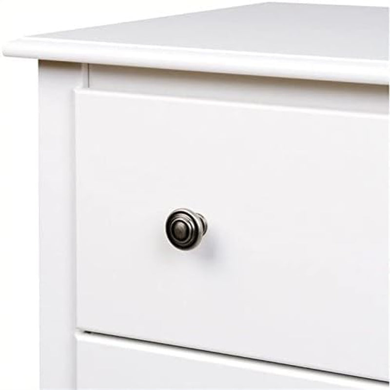White Monterey 5-Drawer Bedroom Chest-2