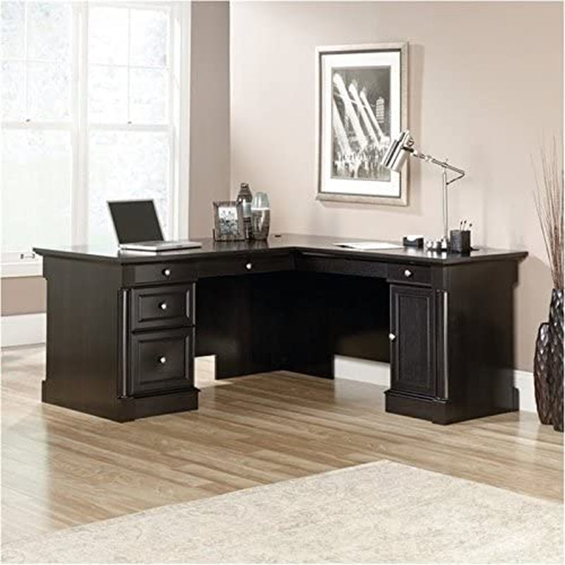 L-Shape Home Office Executive Desk with Large Drawers-0