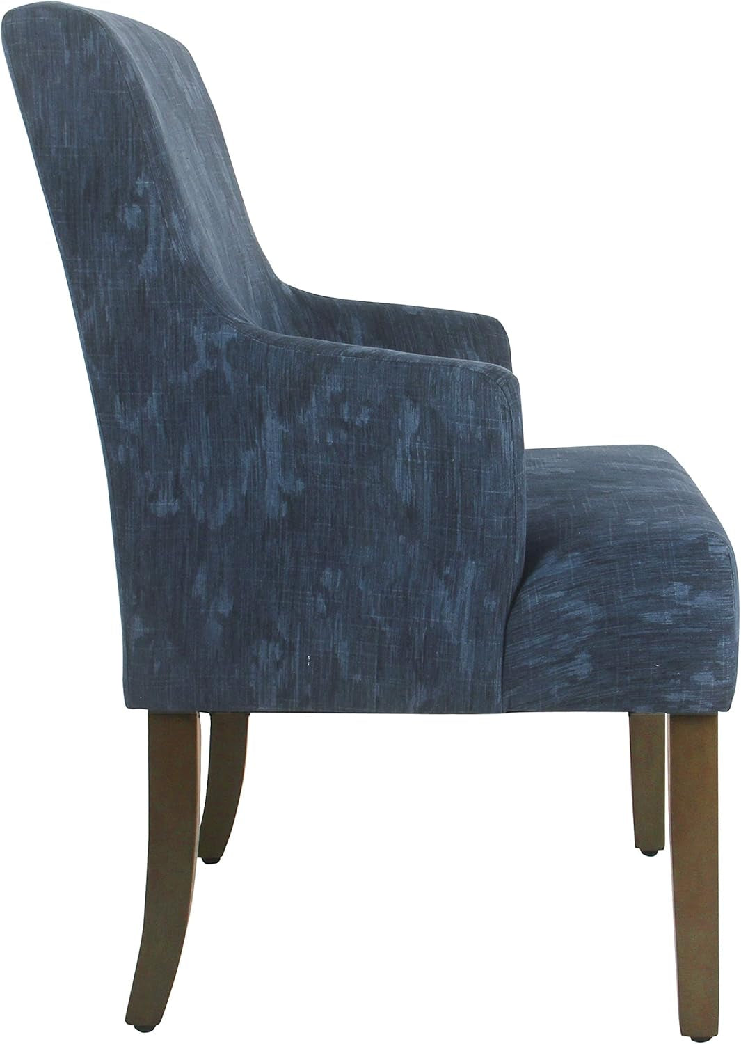 Home Decor | Upholstered Anywhere Dining Chair | Accent Chairs for Living Room & Bedroom | Decorative Home Furniture (Blue Demask)-3