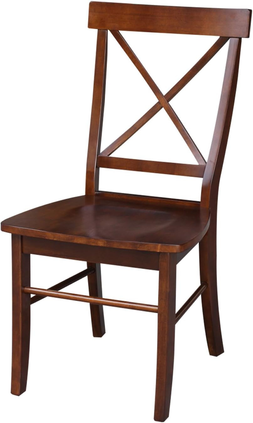 International Concepts X-Back Chair, Espresso-4