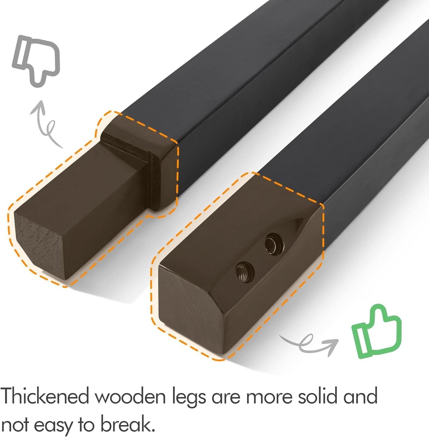 Dining Chairs High Back Dining Room Chairs Parsons Chair Kitchen Chairs Set of 2 Dining Chairs Side Chairs for Home Kitchen Living Room, Retro Brown-4