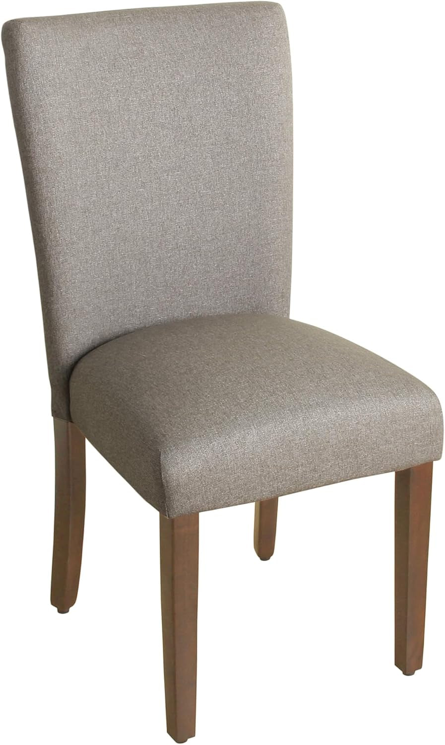 Parsons Classic Upholstered Accent Dining Chair, Single Pack, Gray-0