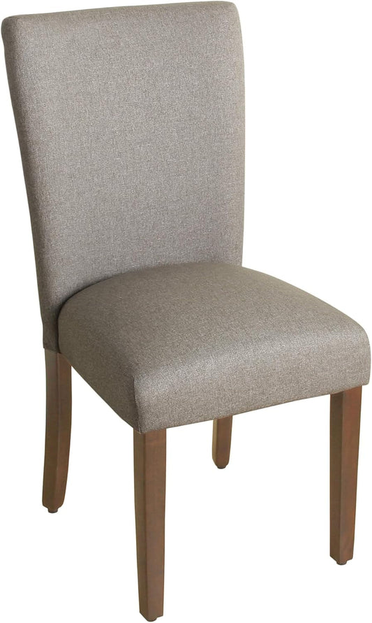 Parsons Classic Upholstered Accent Dining Chair, Single Pack, Gray-0