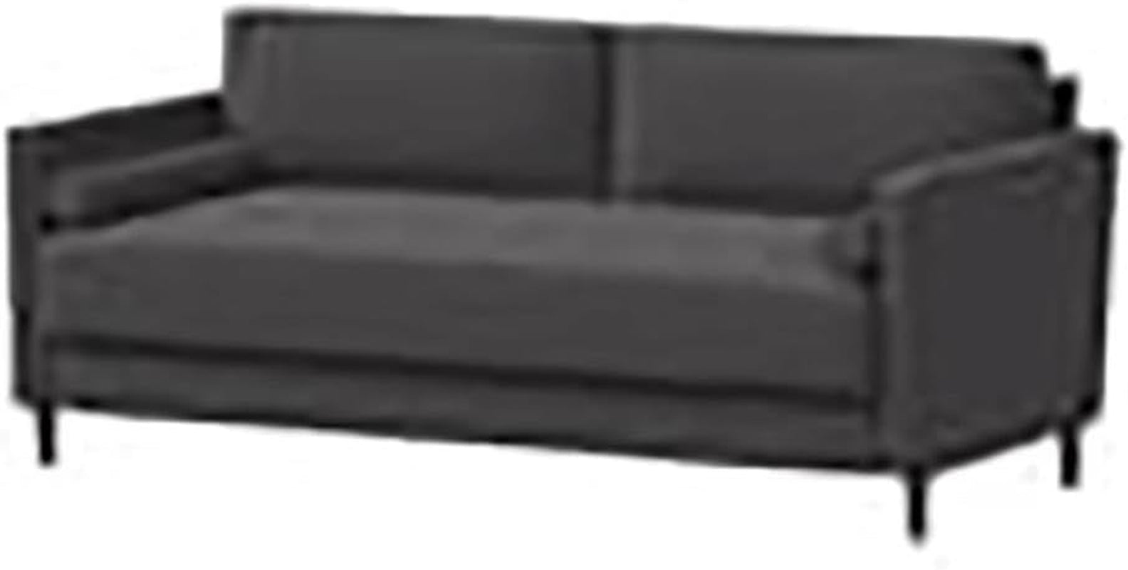 Heather Grey Fabric Sofa Modern, Stylish Design-1
