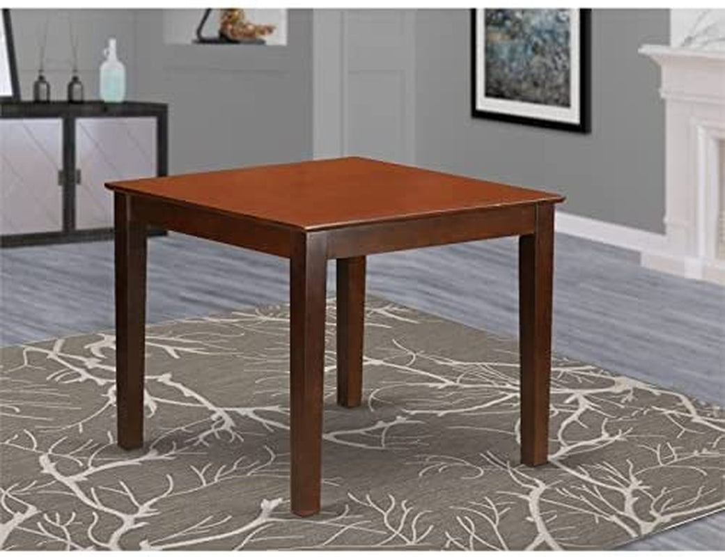 Wooden Kitchen Table with Mahogany Finish-0