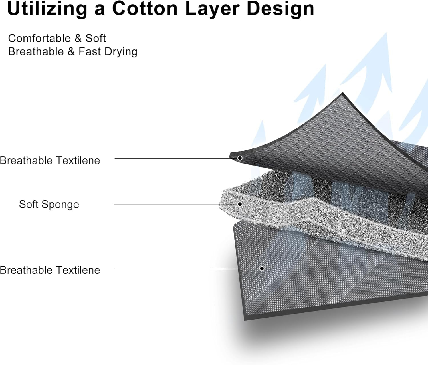 9 Pieces Outdoor Patio Dining Set with 8 Folding Portable Chairs and 1 Rectangle Aluminum Table, Foldable Adjustable High Back Reclining Chairs with Soft Cotton-Padded Seat, Grey-4