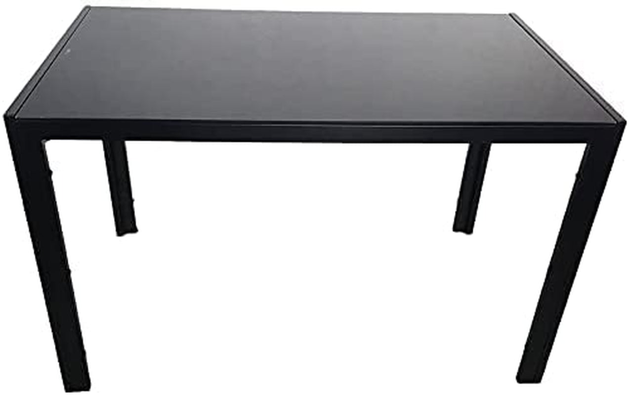 Modern Black 5-Piece Kitchen Table and Chair Set-2