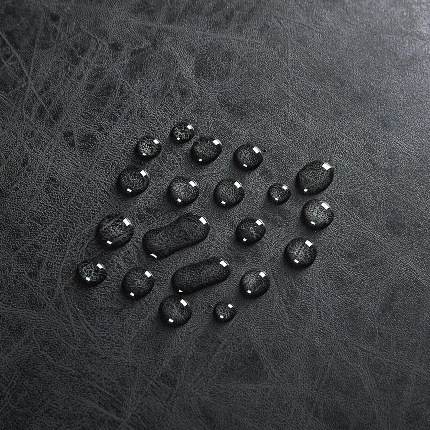 Counter Height Bar Stools 24'' Bar Stools Set of 2 Leather Bar Chairs Modern Upholstered Barstools with Back for Kitchen Counter, Dark Gray-3