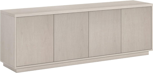 Hanson TV Stand, 70" Wide, Alder White-0