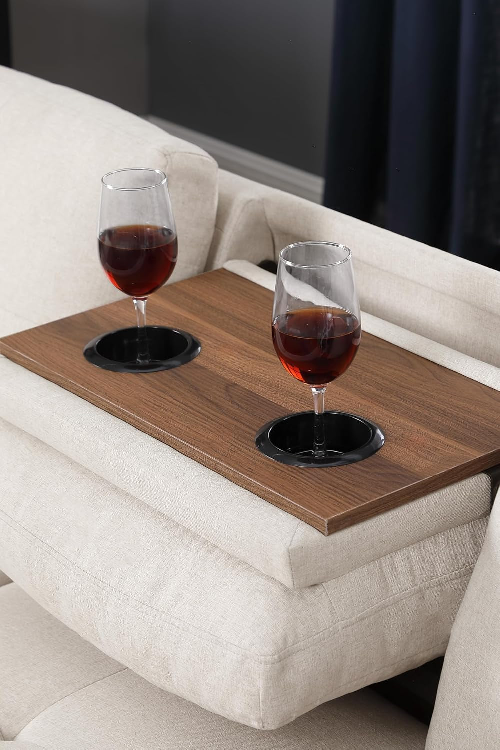 3 Piece Modular Sectional Couch Corner Sofa with Movable Ottoman and Left Hand Facing Chaise Lounge, Reversible Sofá W/Drop down Backrest & Cupholders for Living Room Furniture Sets-3