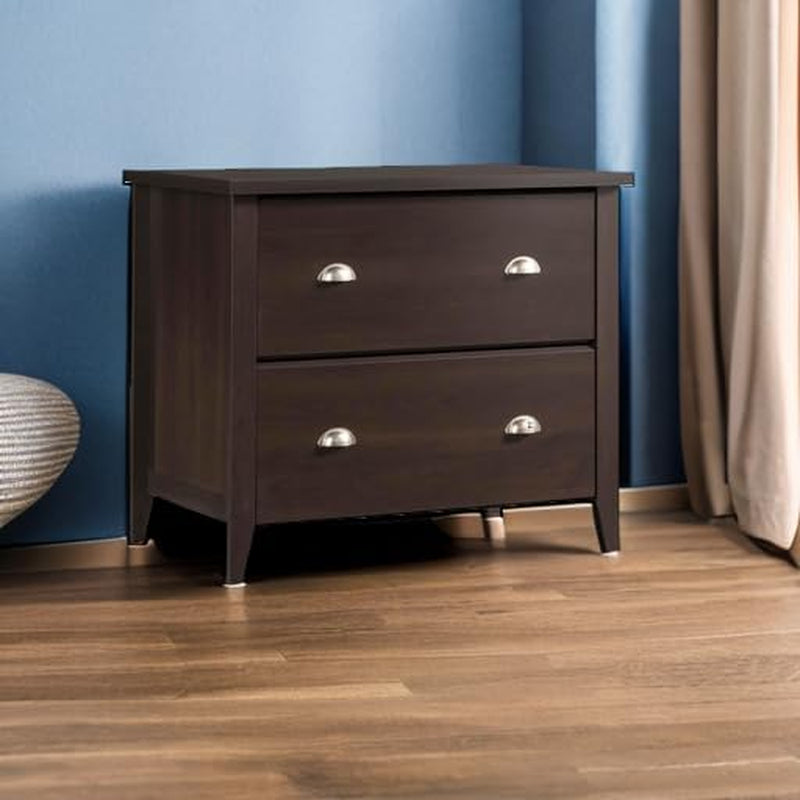 Summit Station 2-Drawer Lateral File Cabinet, Cinnamon Cherry Finish-4