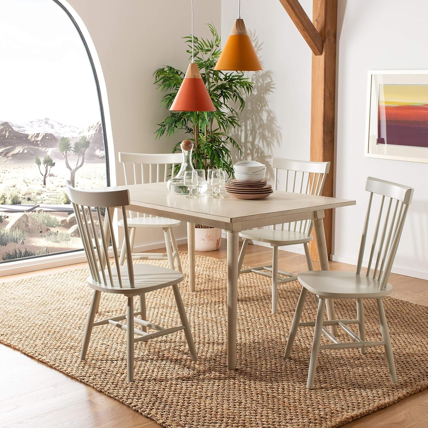Parker Parkse Side Chair, 0, off White-4