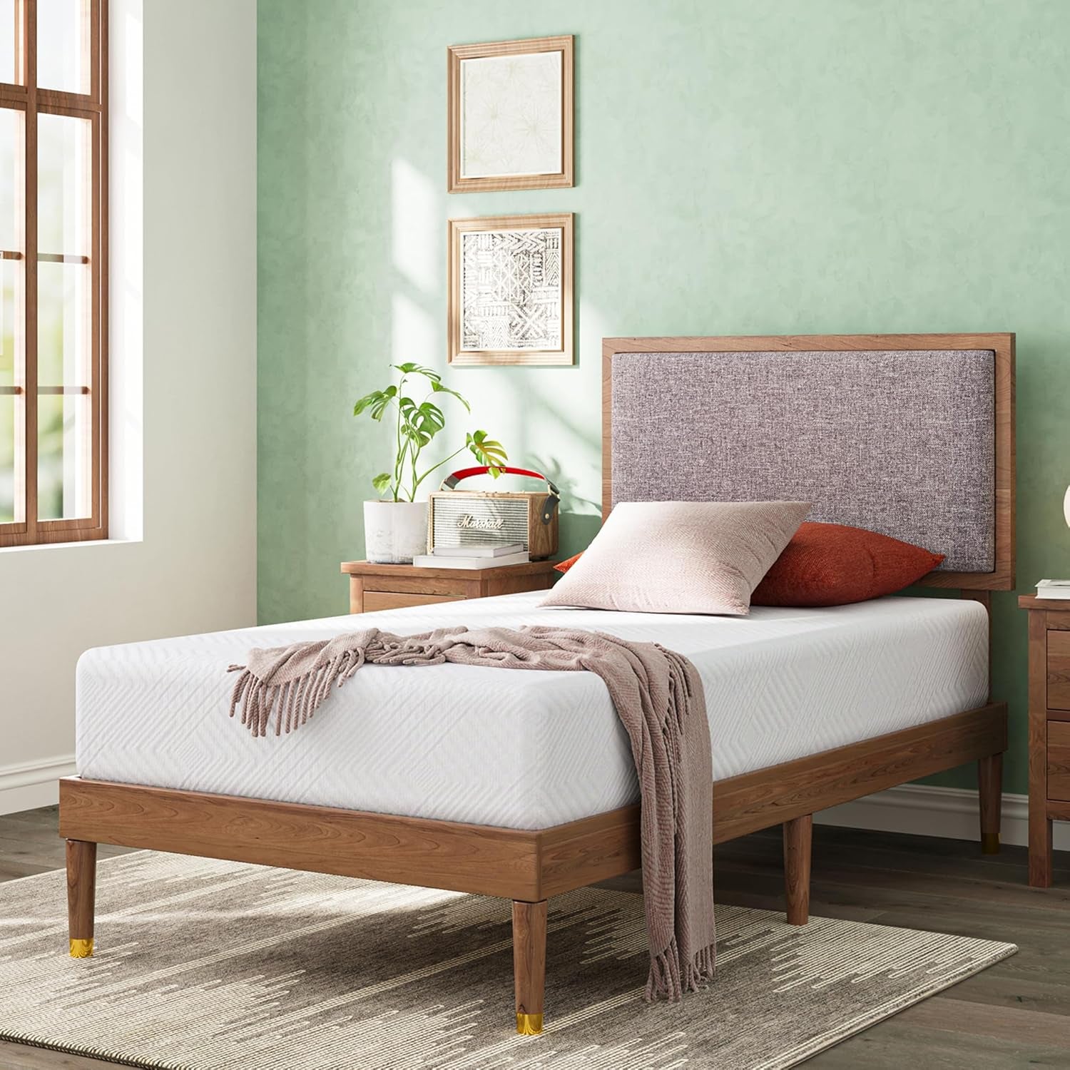 Twin Green Tea Memory Foam Mattress 6", CertiPUR-US Certified-0