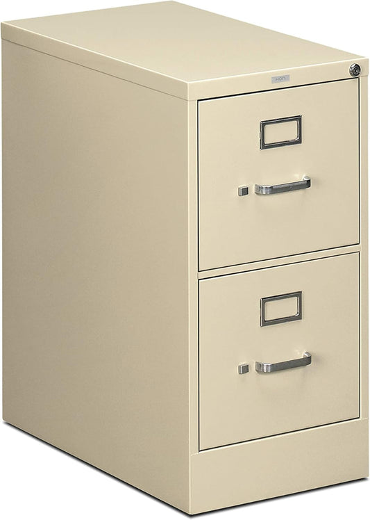 Two-Drawer Filing Cabinet- 510 Series Full Suspension Letter File Cabinet, 29 by 15-Inch, Putty (H512)-0