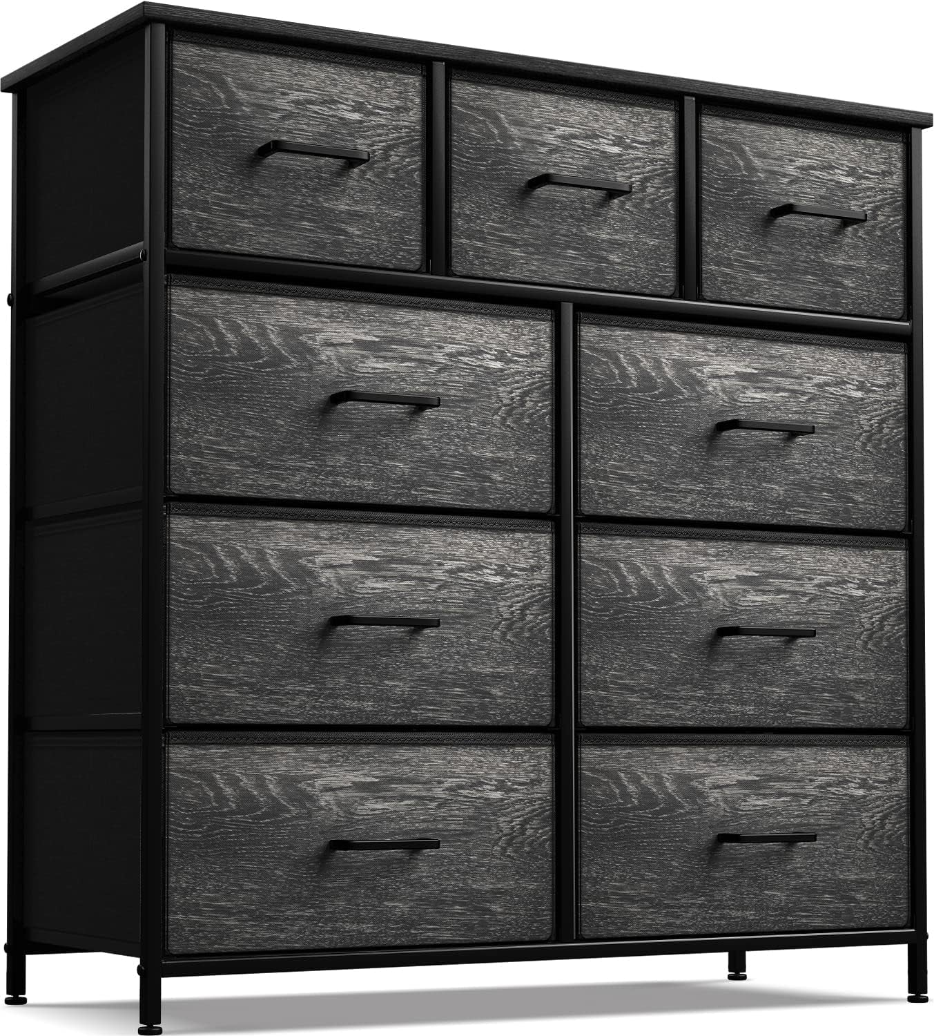 Faux Wood Dresser with 9 Drawers-1