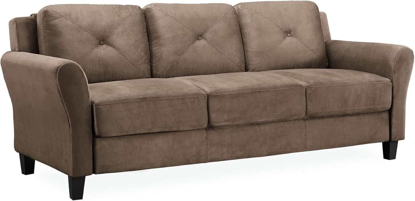 Harrington Sofa Microfiber Brown-2