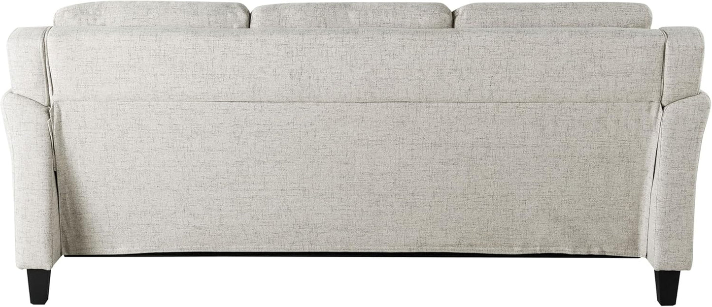Harrington Sofa Curved Arms, Beige-3