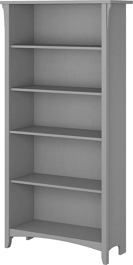 Salinas Bookcase in Cape Cod Gray-1