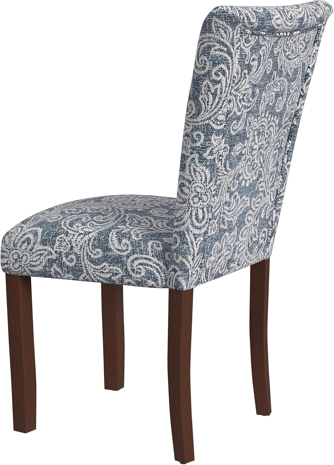 Classic Parsons Dining Chair -Denim Jacobean Print (Set of 2)-4