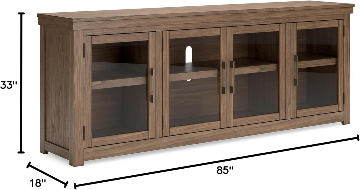 85" TV Stand for 97" TVs with Cabinets-3