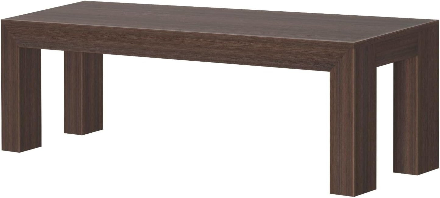 60 Inch Dining Bench for Dining Room, Bench for 72 Inch Table Kitchen Dining Seat, Wooden Outdoor Bench, Solid Wood Entryway Bench, Walnut Wirebrush-3