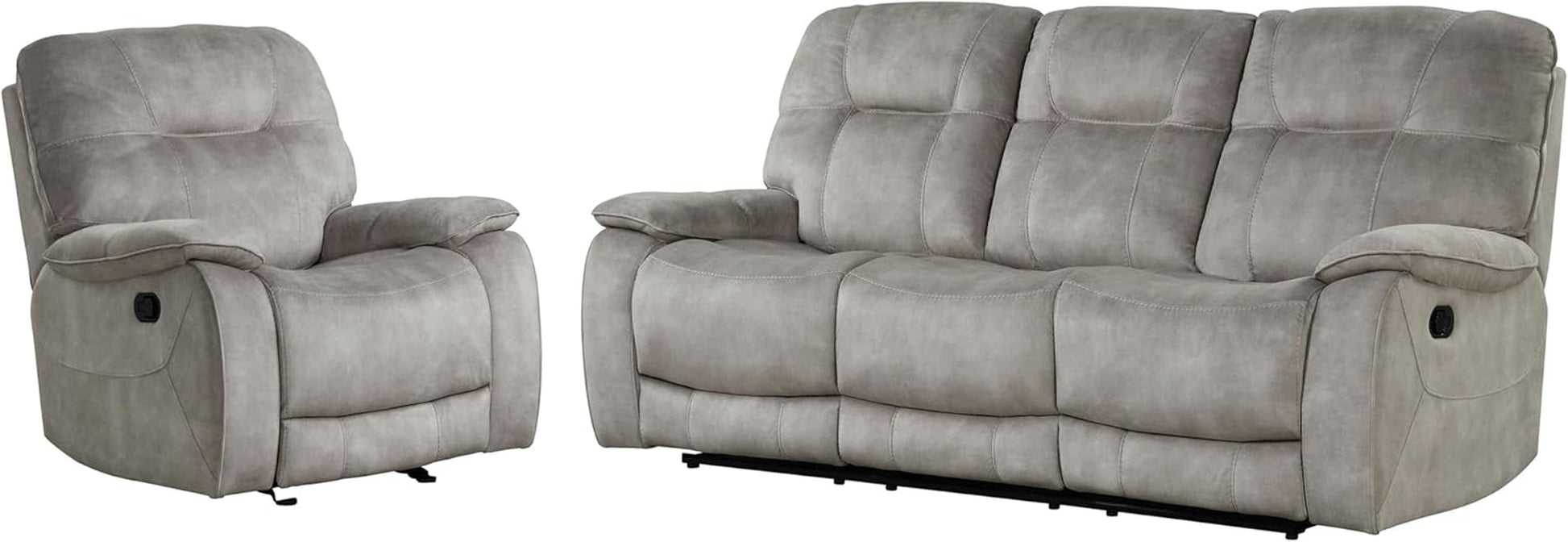 Cooper - Shadow Natural Manual Reclining Sofa and Recliner-0