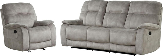 Cooper - Shadow Natural Manual Reclining Sofa and Recliner-0