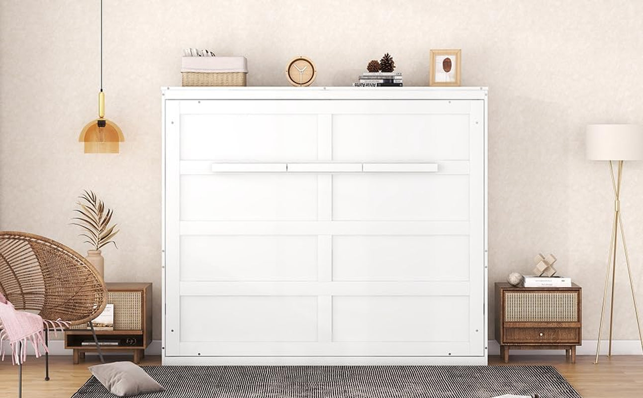 Space Saving Queen Murphy Bed No Boxspring-2