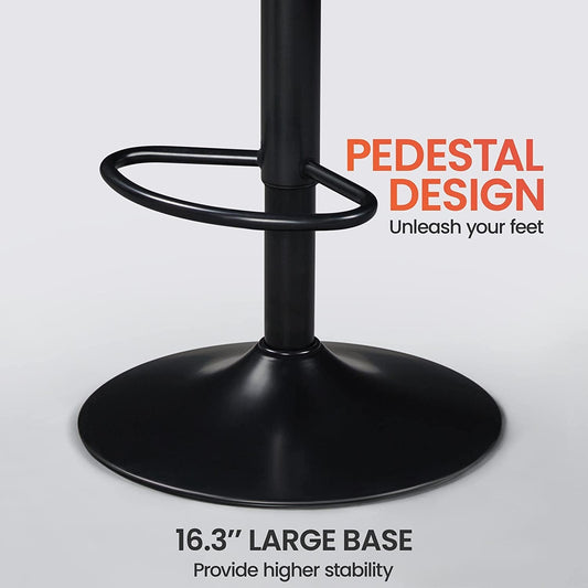 Modern Design PU Leather Barstools, Set of 4-1