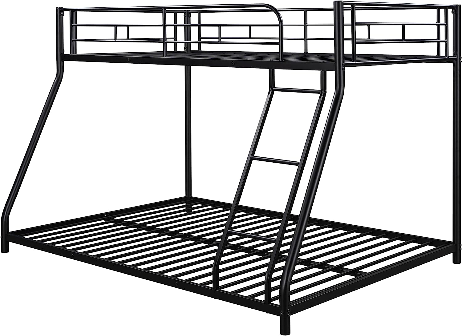 Heavy Duty Twin over Full Metal Floor Bunk Bed with Ladder-1