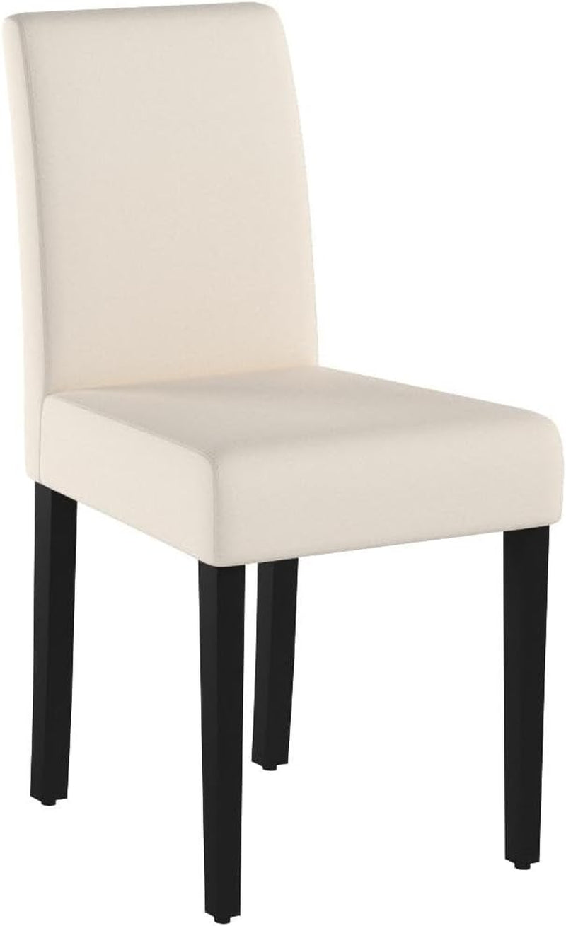 Dining Chairs Set of 4,Dining Room Chairs Elegant Design Modern Fabric Upholstered Dining Chairs,Beige-4