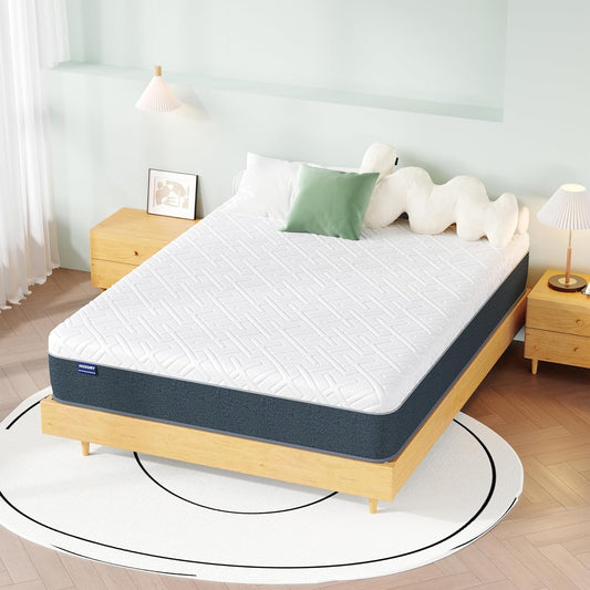 Full Green Tea Memory Foam Mattress Medium-Firm, 10"-0