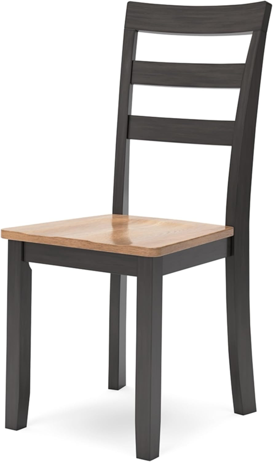 Gesthaven Solid Wood Frame Dining Chair, Set of 2, Natural/Brown-2