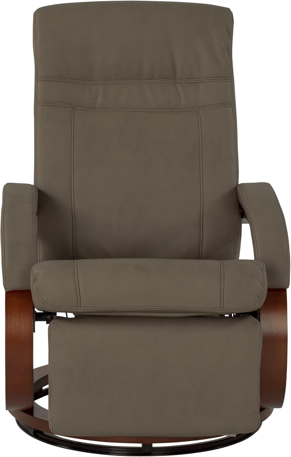 RV Euro Recliner with Footrest, 360-Degree Swivel, Manual Recline, Measures 26" W X 33" D X 39" H, Polyhyde Vinyl Fabric, Grummond - 2020129901-4