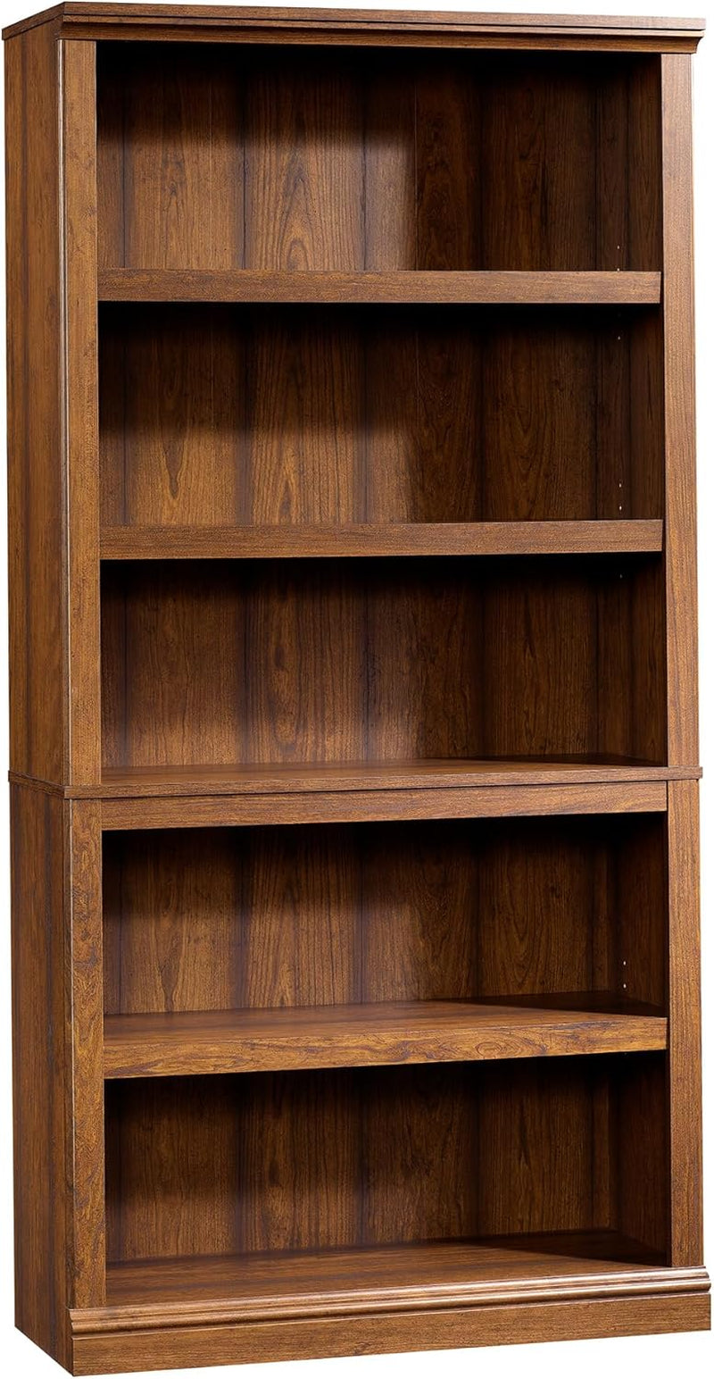 Miscellaneous Storage 5-Shelf Bookcase/ Book Shelf, Washington Cherry Finish-0