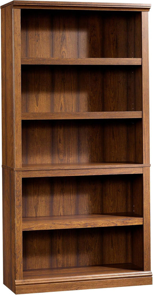 Miscellaneous Storage 5-Shelf Bookcase/ Book Shelf, Washington Cherry Finish-0