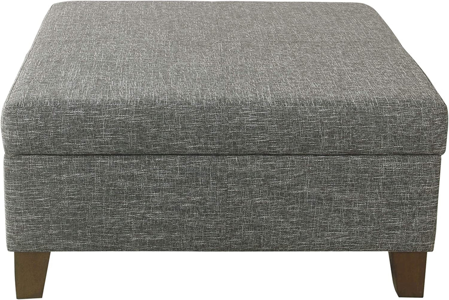 Luxury 32″ Ottoman with Storage in Slate Gray-1