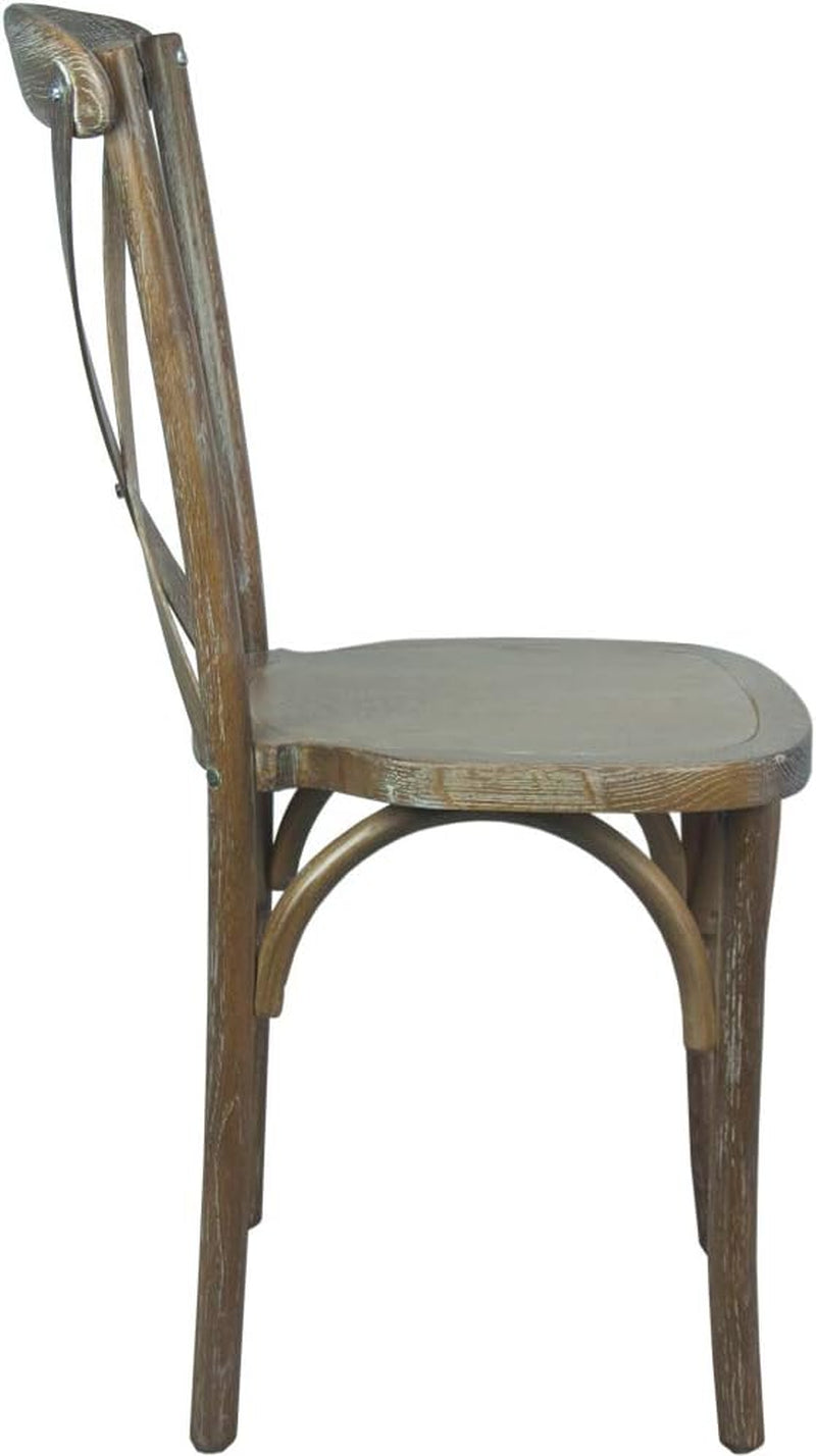 2-Pack Medium with White Grain X-Back Chair-3