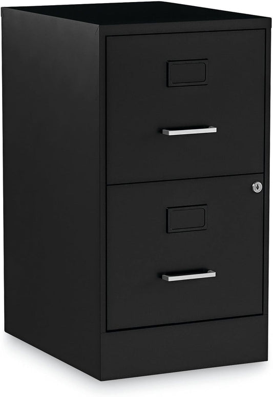 2806262 14 In. X 18 In. X 24.1 In. Soho 2-Drawer Vertical Letter File Cabinet - Black-0