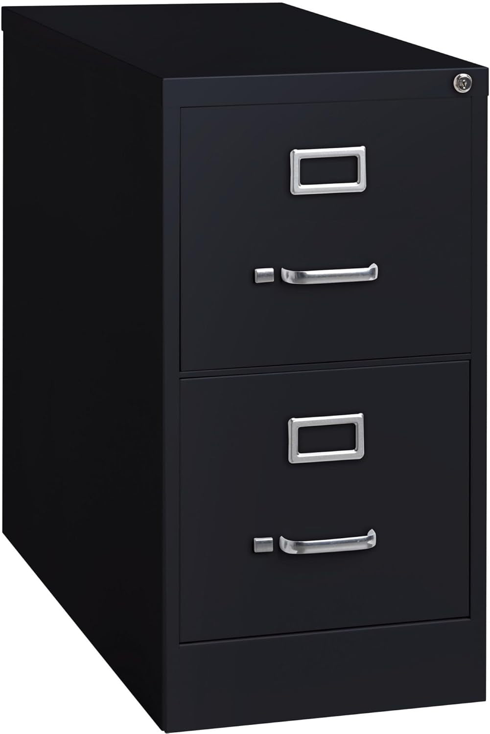 2-Drawer Vertical File with Lock, 15 by 26-1/2 by 28-3/8-Inch, Black-0
