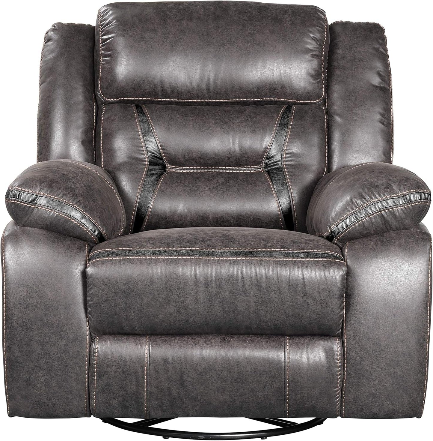 Elkton Manual Motion Recliner, Dark Chesnut-3