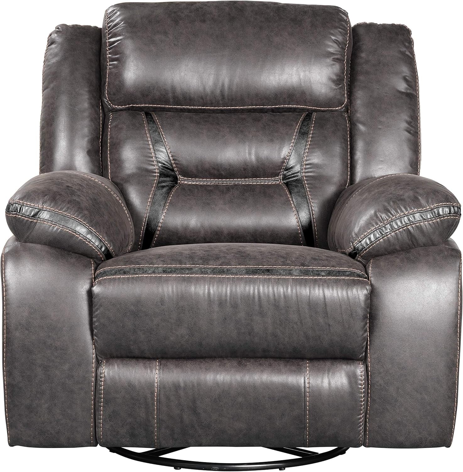 Elkton Manual Motion Recliner, Dark Chesnut-3