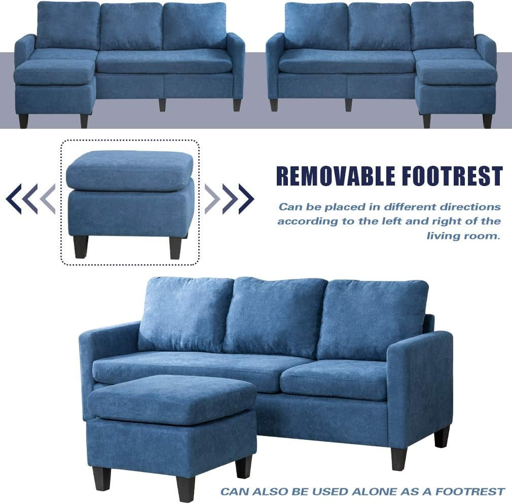 Sofa Sectional Sofa Futon Sofa for Living Room Couches and Sofas Modern Sofa Furniture Set Sofa Set Fabric Sofa Corner Sofa Upholstered Contemporary-2