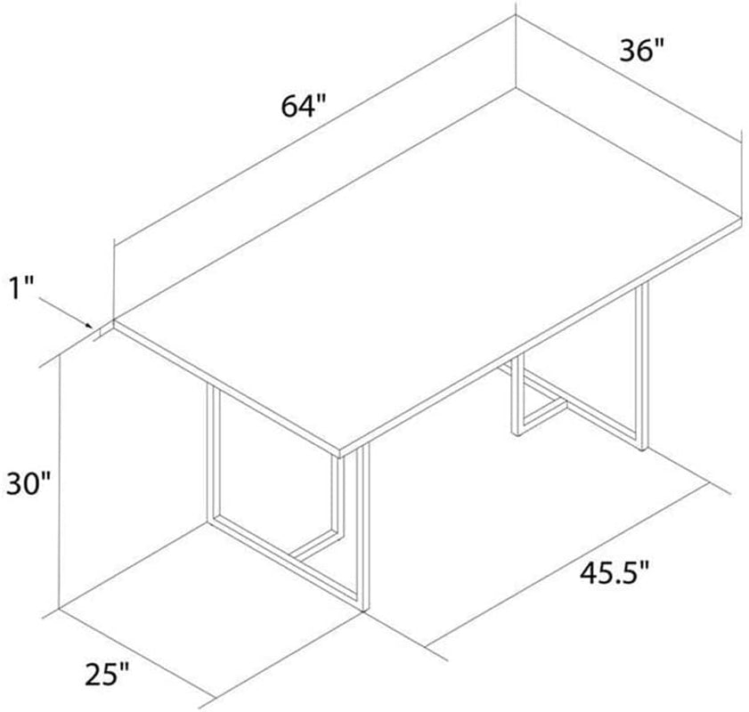 Cosmoliving Astor Dining Table, White Marble Top with Gold Legs-2