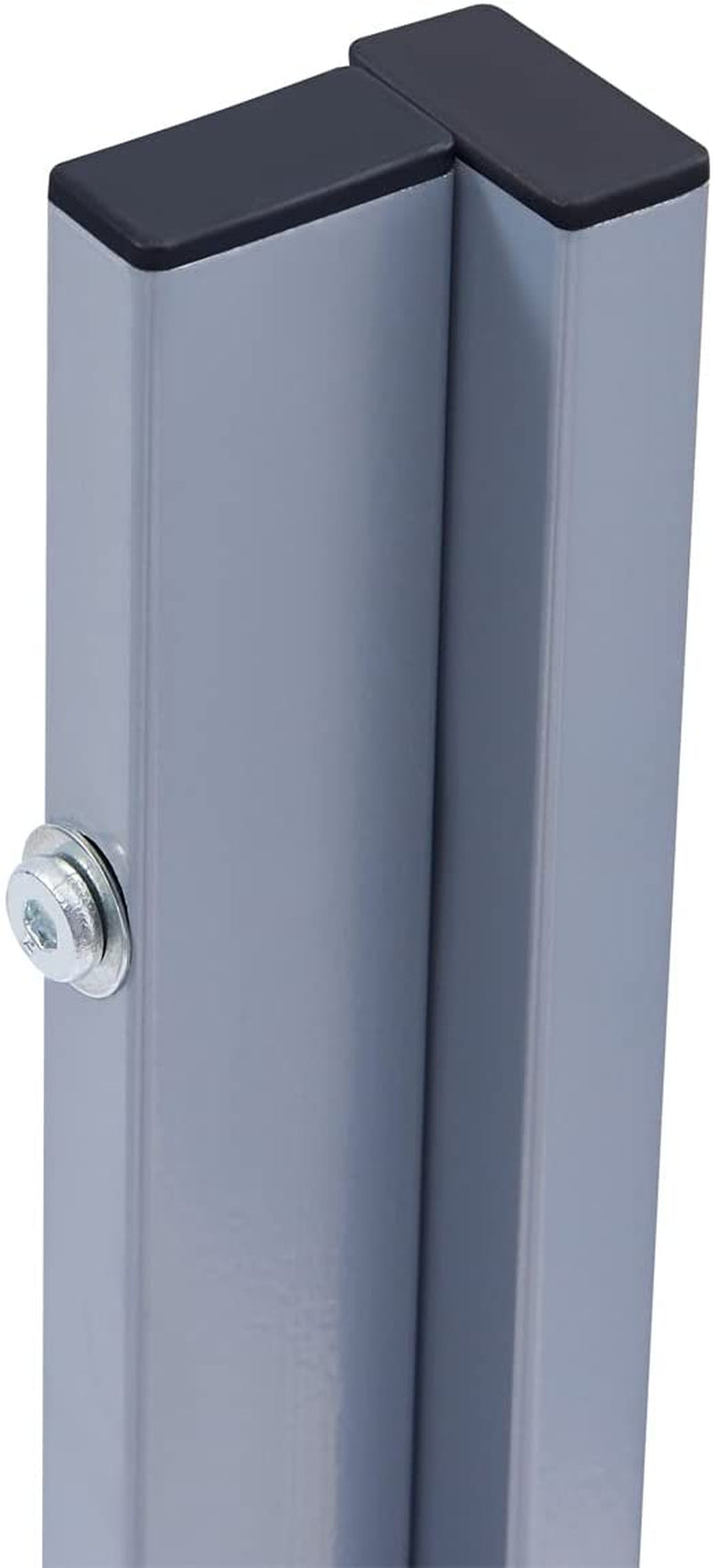 Gray Rectangular Glass Dining Table, 6-Person-4