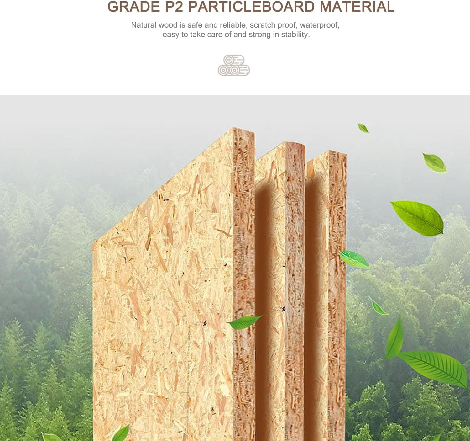 Black 75" LED TV Stand with Storage-4