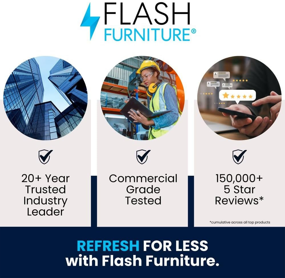 Oia Commercial Grade 35.5" Square White Indoor-Outdoor Steel Patio Table Set with 4 round Back Chairs-2