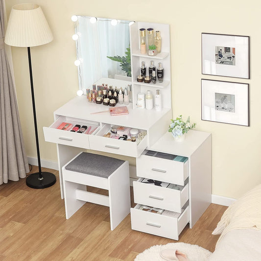 Large Vanity Set with 10 LED Lights-1
